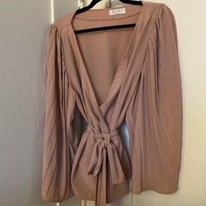 PLUS SIZE wrap blouse